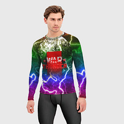 Рашгард мужской Wartunder неоновые брызги красок, цвет: 3D-принт — фото 2