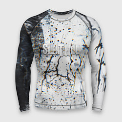 Мужской рашгард Silenthill текстура глитч