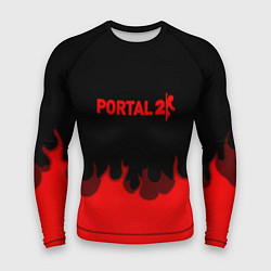 Мужской рашгард Portal fire abstraction