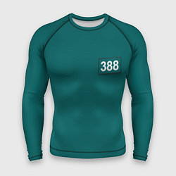 Рашгард мужской Игрок 388 - Игра в кальмара, цвет: 3D-принт