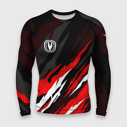 Рашгард мужской Changan - красные языки, цвет: 3D-принт