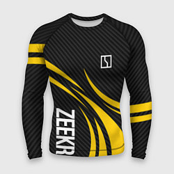 Рашгард мужской Zeekr - yellow color, цвет: 3D-принт