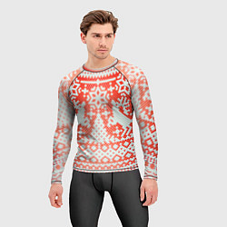 Рашгард мужской Новогодняя шкура змеи, цвет: 3D-принт — фото 2