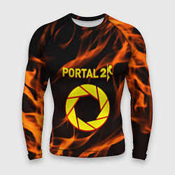 Мужской рашгард Portal flame steel