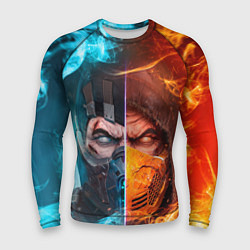 Рашгард мужской Mortal Kombat - Саб-зиро и Скорпион, цвет: 3D-принт