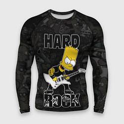 Рашгард мужской Hard Rock барт симпсон, цвет: 3D-принт