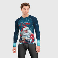 Рашгард мужской Все дуреют с этой рыбалки, цвет: 3D-принт — фото 2