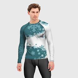 Рашгард мужской Сноуборд это жизнь, цвет: 3D-принт — фото 2