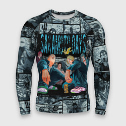 Мужской рашгард Дни сакамото главные герои