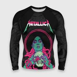 Мужской рашгард Metallica - witch with the skull