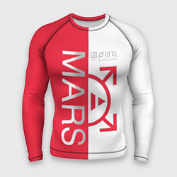 Рашгард мужской 30 Seconds to Mars poster, цвет: 3D-принт