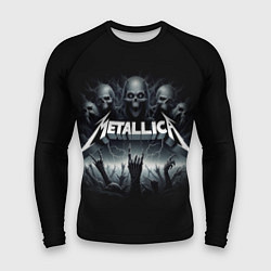 Рашгард мужской Metallica thrash metal - gesture, цвет: 3D-принт