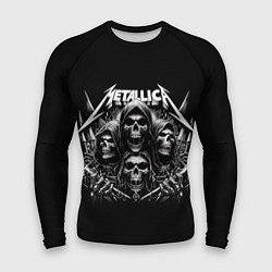 Рашгард мужской Metallica - four skulls, цвет: 3D-принт