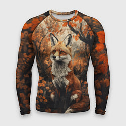 Мужской рашгард Лис в лесной чаще