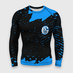 Рашгард мужской Schalke 04 fc blue color, цвет: 3D-принт
