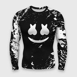 Рашгард мужской Marshmello брызги красок, цвет: 3D-принт