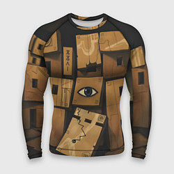 Мужской рашгард Коробки и глаз