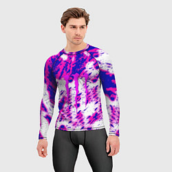 Рашгард мужской Monster energy краски гранж, цвет: 3D-принт — фото 2