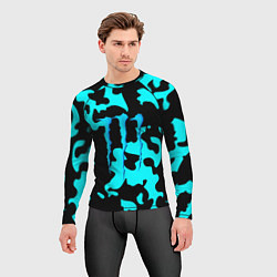 Рашгард мужской Monster energy камуфляж голубой, цвет: 3D-принт — фото 2