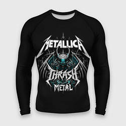 Мужской рашгард Metallica group - thrash metal style