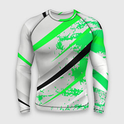 Рашгард мужской Color white light green, цвет: 3D-принт