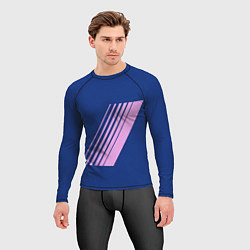Рашгард мужской Цветная полоса, цвет: 3D-принт — фото 2