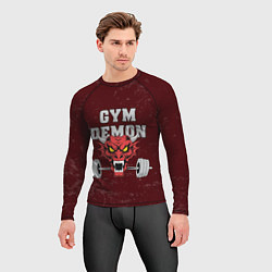 Рашгард мужской Gym demon, цвет: 3D-принт — фото 2