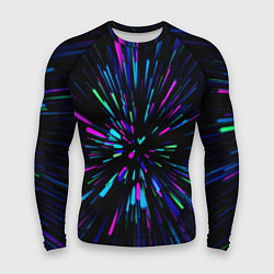 Рашгард мужской Neon rods, цвет: 3D-принт