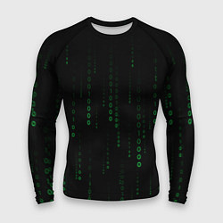 Рашгард мужской Color black green, цвет: 3D-принт