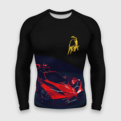 Рашгард мужской Lamborghini Diverso - motorsport, цвет: 3D-принт