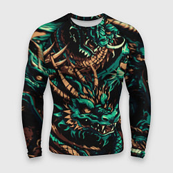 Мужской рашгард Японские драконы ирезуми