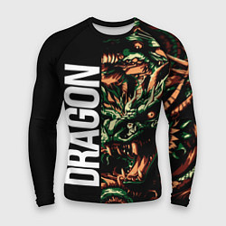 Мужской рашгард Татуировка дракона ирезуми