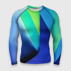 Мужской рашгард Color blue green