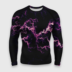 Мужской рашгард Lightning pink glow