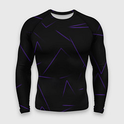 Рашгард мужской Color purple line, цвет: 3D-принт