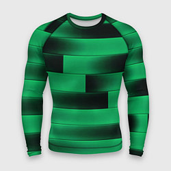 Мужской рашгард Color green square