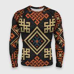 Мужской рашгард Древний узор с защитными символами