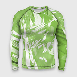 Рашгард мужской Color white green, цвет: 3D-принт