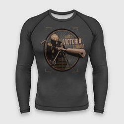 Рашгард мужской Amat victoria curam - с латинского Победа любит по, цвет: 3D-принт