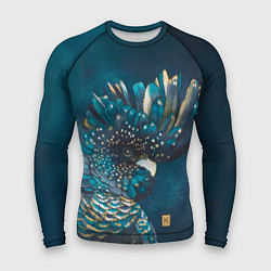 Мужской рашгард Попугай акварельный - big picture