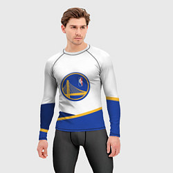 Рашгард мужской Golden State Warriors - NBA, цвет: 3D-принт — фото 2