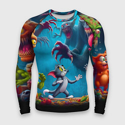 Рашгард мужской Кошмарный сон Тома - нейроарт фантазия, цвет: 3D-принт