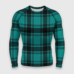 Рашгард мужской Checkered dark blue, цвет: 3D-принт