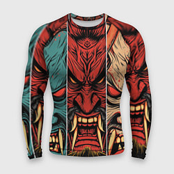 Мужской рашгард Demons Oni - neuroart