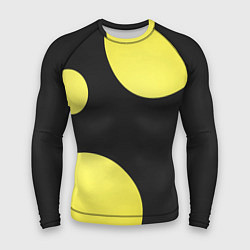 Рашгард мужской Лава лампа макро баланс абстракция с монохромом, цвет: 3D-принт