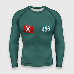 Рашгард мужской Игра кальмара 456, цвет: 3D-принт