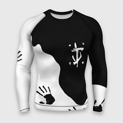 Рашгард мужской Doom отпечатки демона, цвет: 3D-принт
