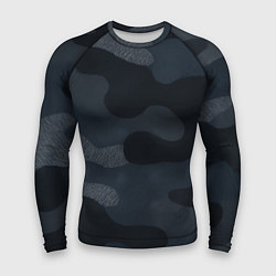 Рашгард мужской Текстурный камуфляж на ткани, цвет: 3D-принт