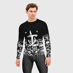 Рашгард мужской Doom черепа, цвет: 3D-принт — фото 2