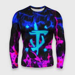 Мужской рашгард Doom неоновый дым